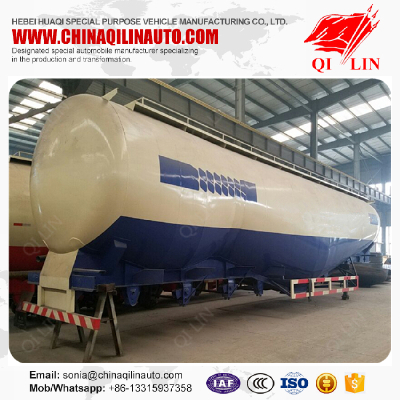 China manufacture 70 cbm capacity bulk cement tanker trailer