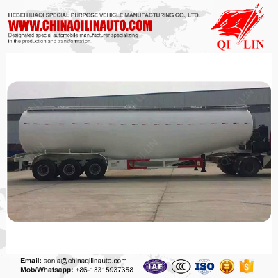 70 cbm bulk cement tanker semi trailer with electric engine