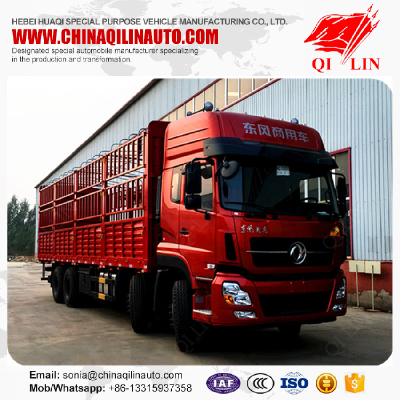 Large capacity cage truck with mechanical suspension