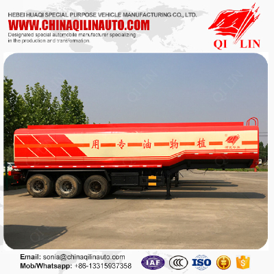 Food grade stainless steel vegetable oil tanker semi trailer