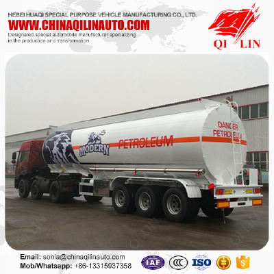 High quality aluminum alloy oil fuel tanker trailer for export