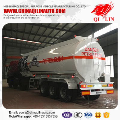 43000L aluminum alloy light curb weight diesel tanker trailer