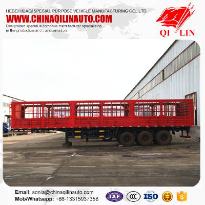 China Hebei low price 3 axles skeletal van semi trailer