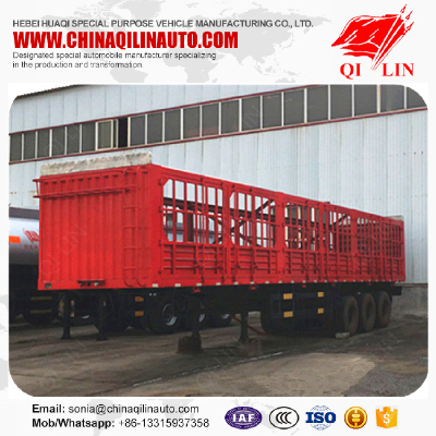 Best selling 13 meters length 40ft container fence semi trailer