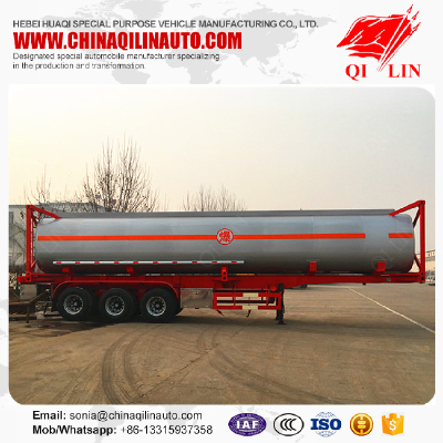 Cheap price 40ft ISO tank container transport vehicle