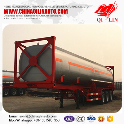 High quality 40 feet skeleton container semi trailer