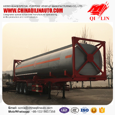 2017 new design ISO 40ft 20ft tanker semi trailer