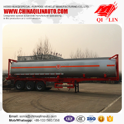 3 axles 30cbm - 50cbm volume container tanker trailer