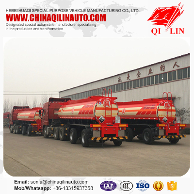 Widely used chemical liquids tanker semi trailer with ABS system