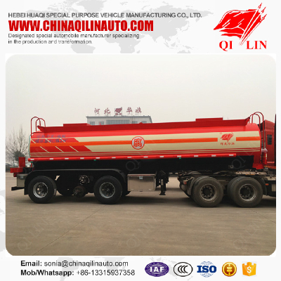 ISO CCC approved 3 axles chemical liquids tanker semi trailer