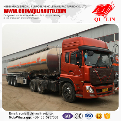 ISO CCC approved 40000L - 60000L aluminum alloy Fuel tank trailer