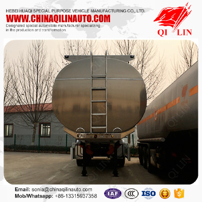 3 axles aluminum alloy Oil tanker trailer for sale Malaysia