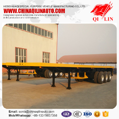 Good quality 40ft Flatbed semi trailer for sale Malaysia