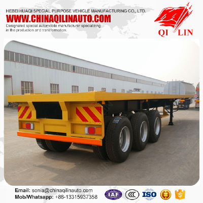 factory price Flatbed semi trailer with ABS system