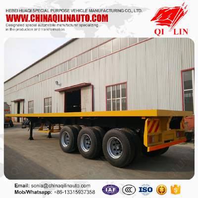 40ft Flatbed container chassis made in China