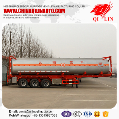 2017 brand new 40cbm framework Container tanker trailer
