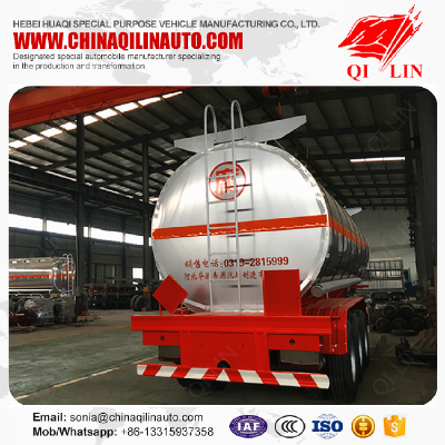 cheap price 30cbm 40cbm 50cbm insulated acid Tanker truck trailer