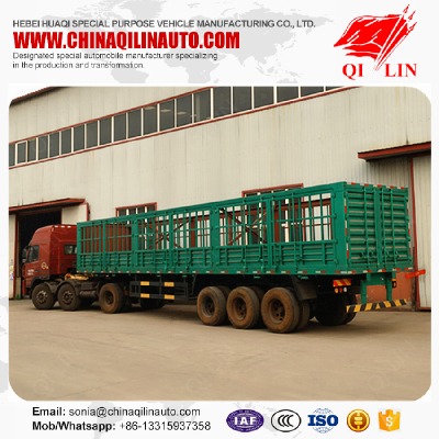 Good quality cargo fence semi trailer with FUWA 13T axle