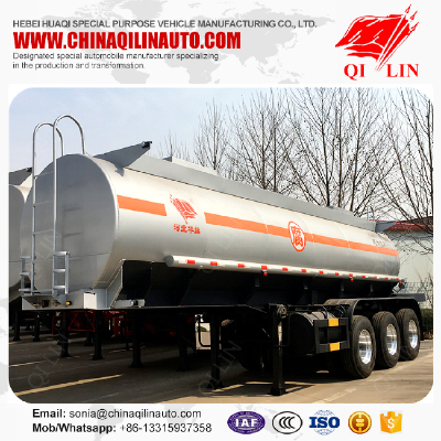 10 meters corrosive liquids tank semi trailer with straight beam