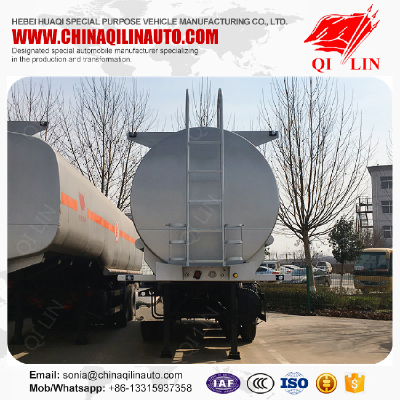 3 axles 20000 liters tank semi trailer for sulfuric acid loading