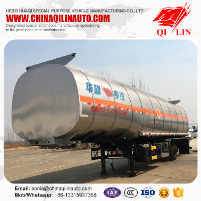 2017 new steel material insulated oil tank semi trailer