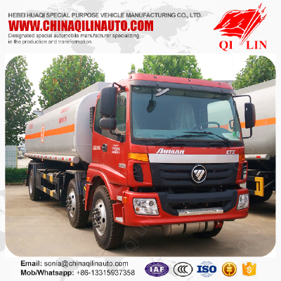 20cbm - 25cbm left hand drive oil tank truck for gasoline loading