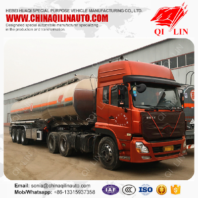 Factory price 40000 liters petroleum storage tank semi trailer