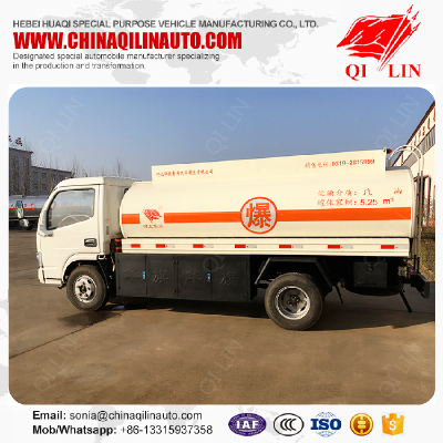 China best quality tank truck with refuel engine