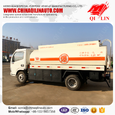 Dongfeng 4X2 left / right hand drive oil refuel tank truck