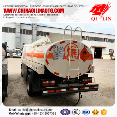 Favorable price stock LHD 5000 liters oil tank truck