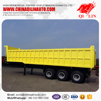 Factory cheap price carbon steel dumper tipper semi trailer