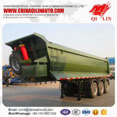Best selling 3 axles 30t - 60t dumping tipping semi trailer
