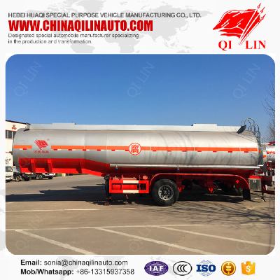3 axles 7000 UK gallons corrosive chemical tank semi trailer