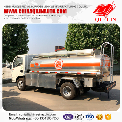 FAW curb weight 2t aluminum alloy refueller tank truck