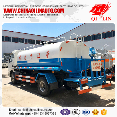 Cheap price wheelbase 3800mm 10cbm water tank truck