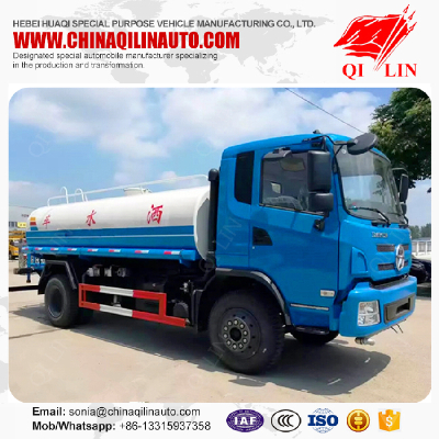 Custom design wheelbase 4500mm water tank truck