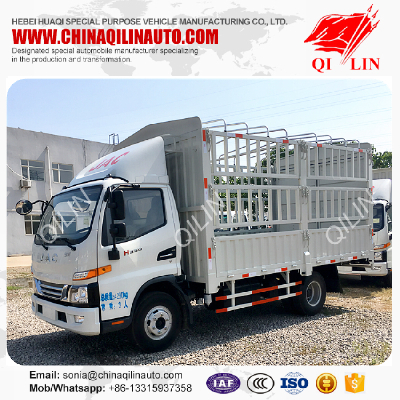 Factory sale side door open van truck with 6 tires