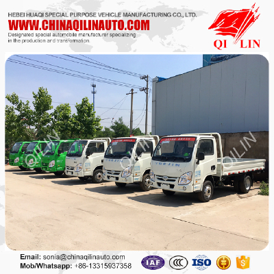 5 meters length side wall cargo truck with 6.00-14 tire