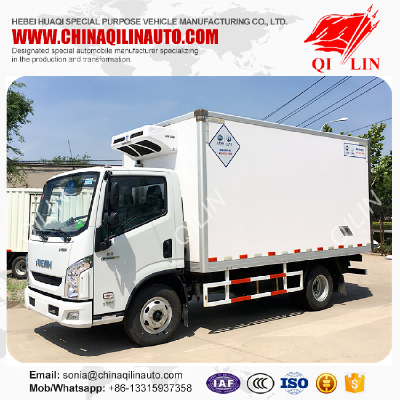 Max speed 95km/h cold storage truck with diesel engine