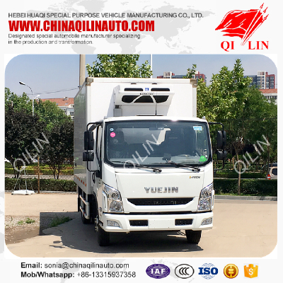 Euro 4 emission 123hp refrigerated frozen truck