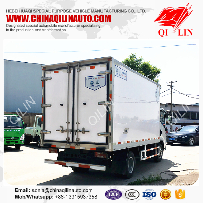 Van type 3 tons frozen food transport vehicle