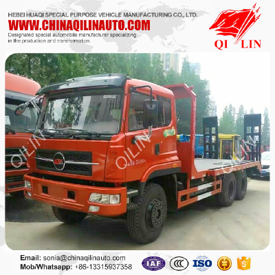 6*4 25 tons heavy duty platform container low loader truck