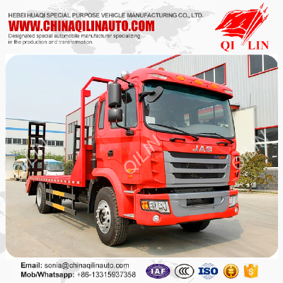 Max speed 100km/h low flatbed tow truck with diesel engine