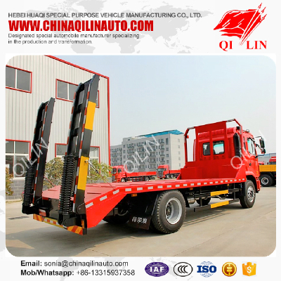 Factory direct sale 11 tons harvester transport low bed truck