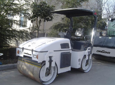 LTC203 double steel-wheeled vibratory roller