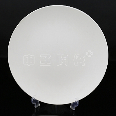 Shandong Good quality hotel and buffet magnesium white porcelain dinner plate