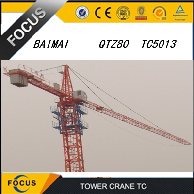 mobile tower crane 50m Jib Lenght Tower Crane 5013