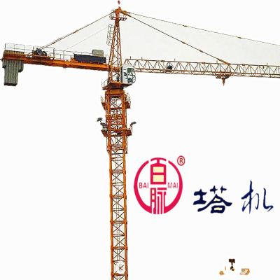 Manufacturer of fixed self-climbing 6t Topkit Tower Crane QTZ63