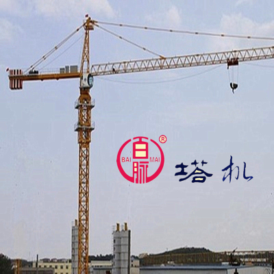 10 tons tower crane 6510 65m Jib Lenght, Tip Loading 1.0 Ton