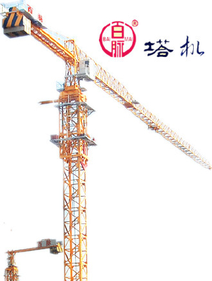 48m jib length High quality small building tower crane qtz40(4810)